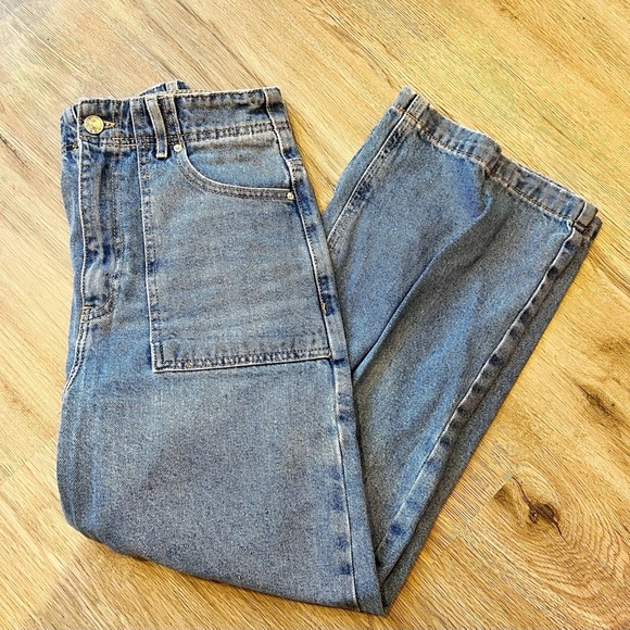 Forever 21 Wide Leg Denim Jeans - Picture 1 of 4